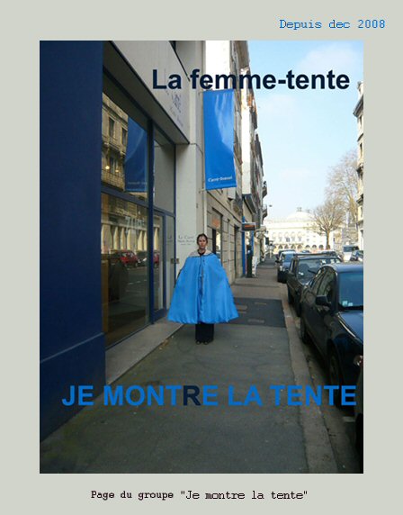 Je montre la tente